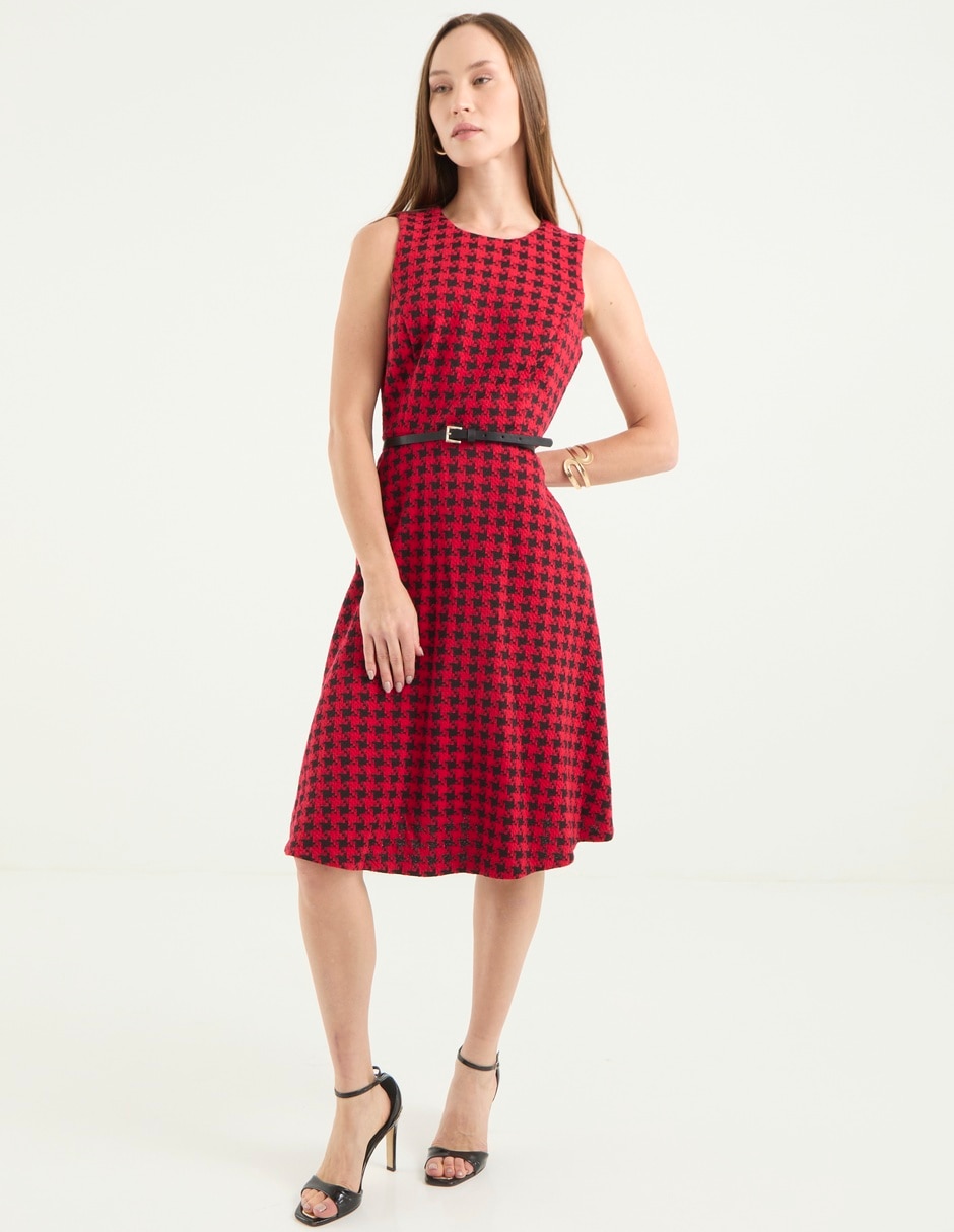 Vestido a la rodilla casual para mujer 2