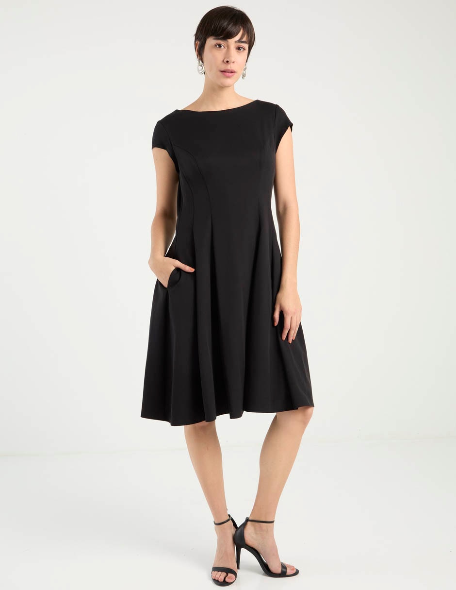 Vestido a la rodilla formal Rue de la Paix para mujer