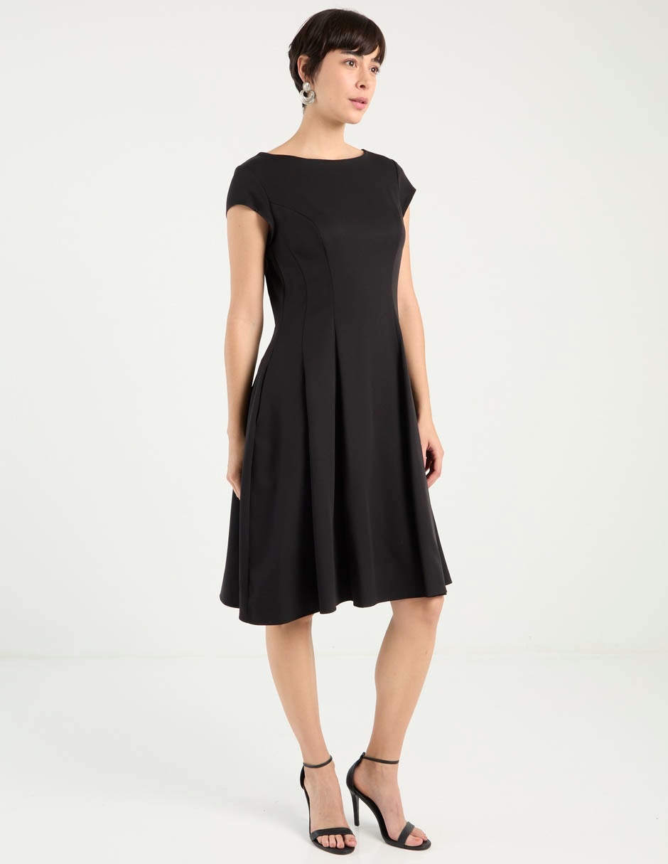 Vestido a la rodilla formal para mujer 3