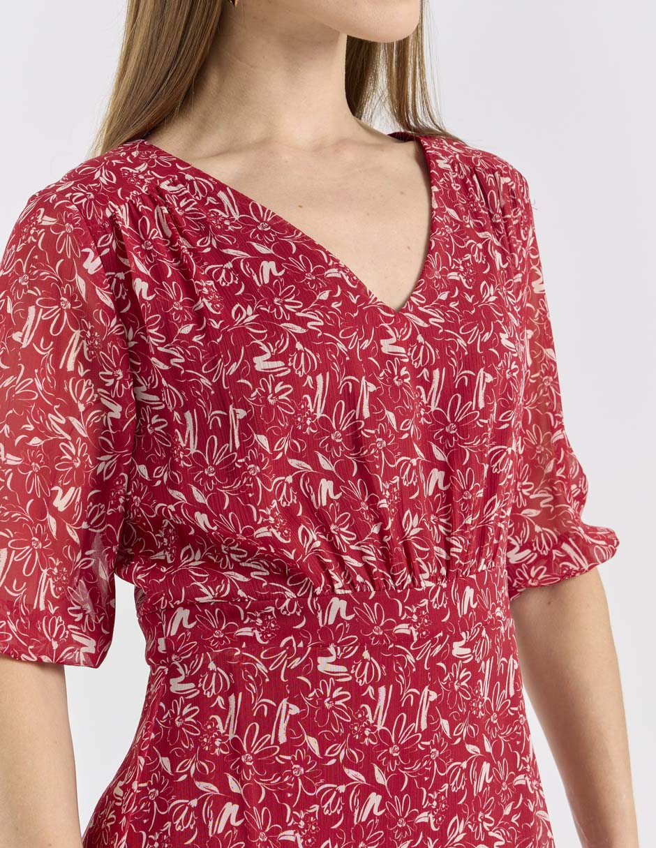 Vestido 3/4 casual para mujer 4