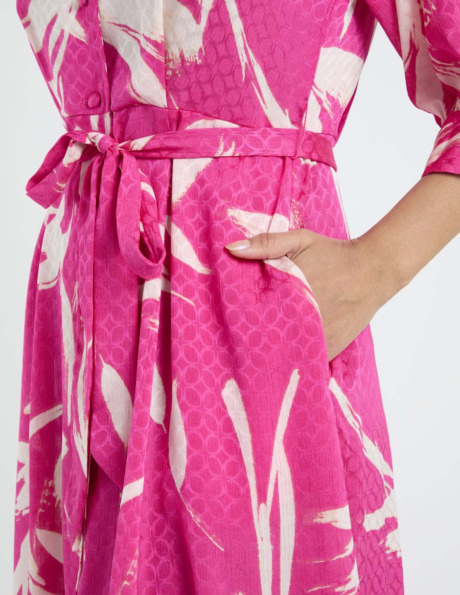 Vestido midi casual Sandra Darren para mujer 5