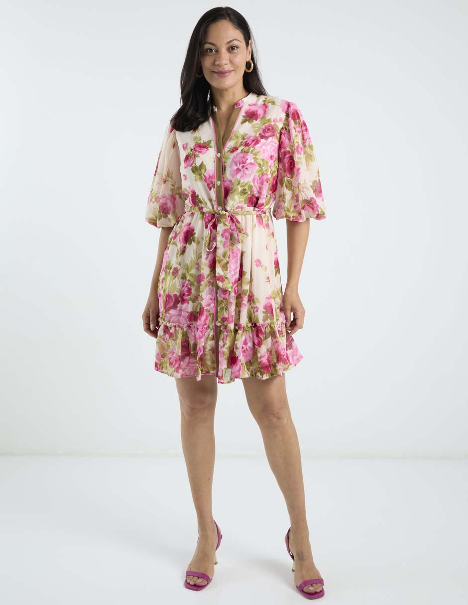 Vestido corto casual Sandra Darren para mujer