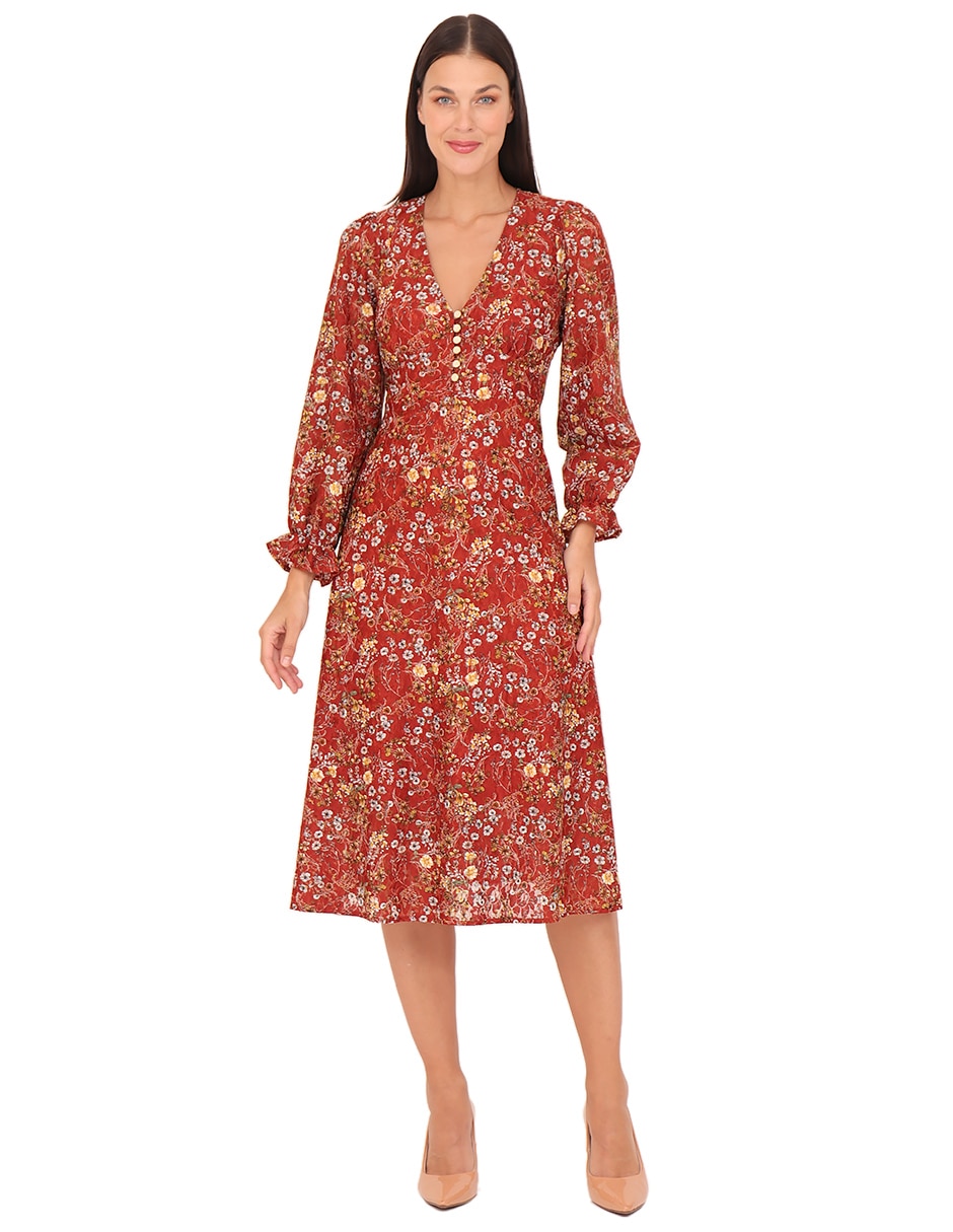 Vestido midi formal para mujer 1