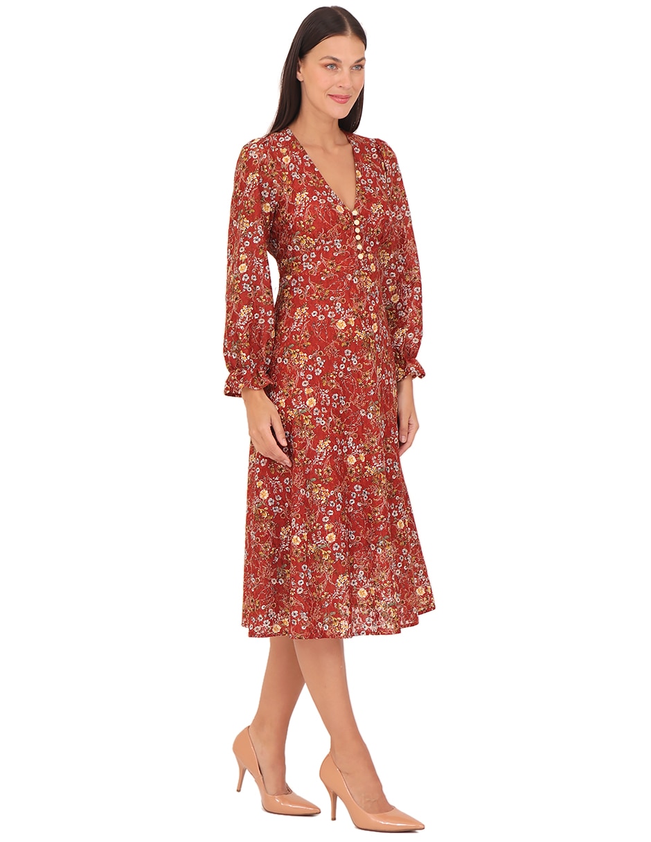 Vestido midi formal para mujer 2