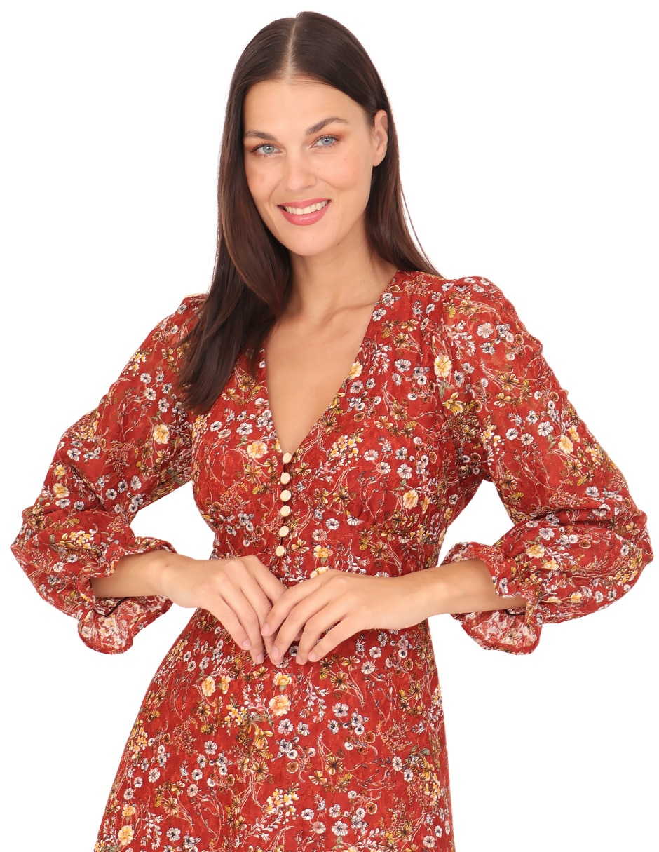 Vestido midi formal para mujer 5