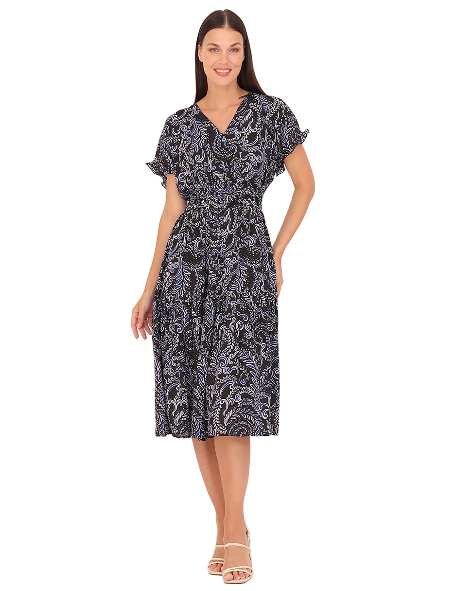 Vestido a la rodilla casual para mujer 2