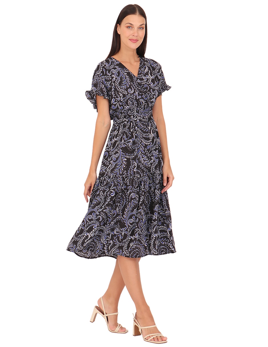 Vestido a la rodilla casual para mujer 3