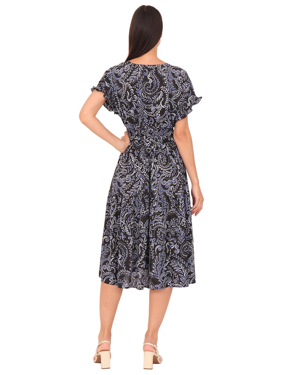 Vestido a la rodilla casual para mujer 6