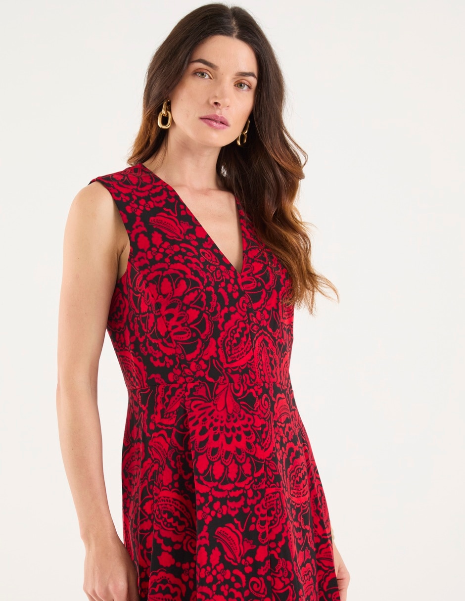 Vestido midi formal para mujer 4