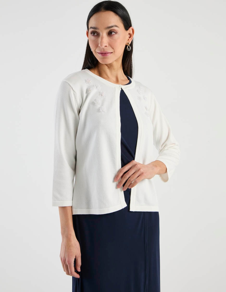 Suéter cuello redondo para mujer 2