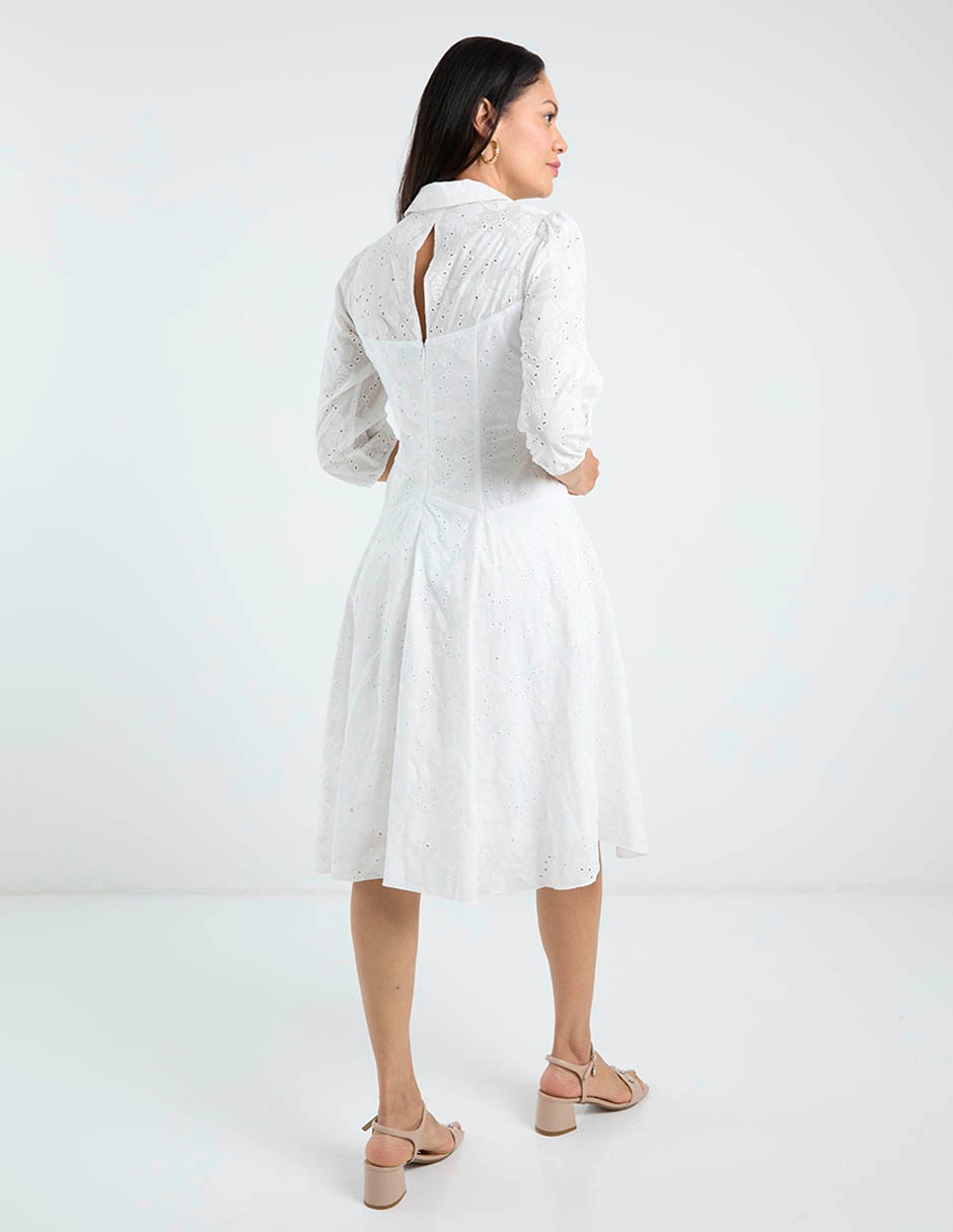 Vestido a la rodilla casual para mujer 2
