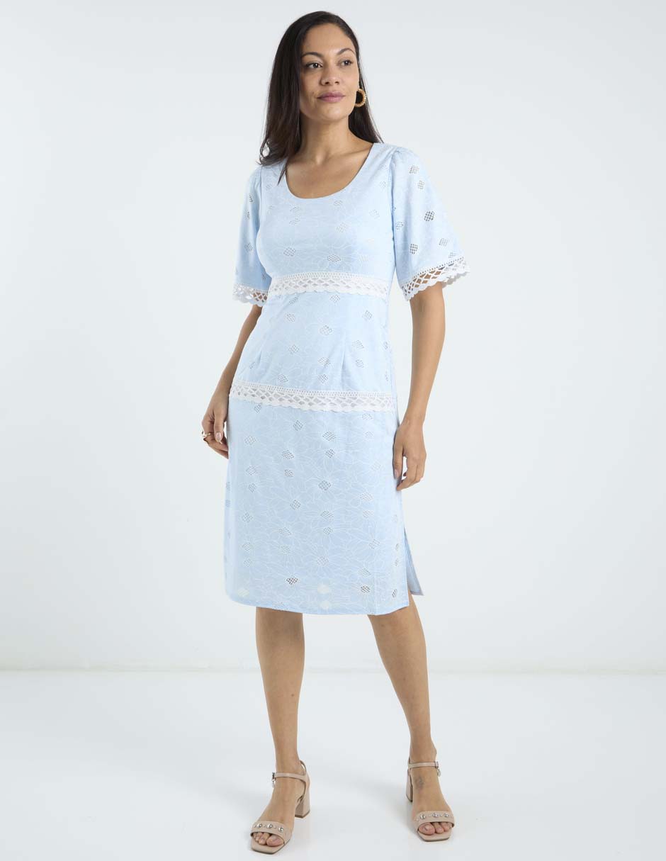 Vestido 3/4 casual para mujer