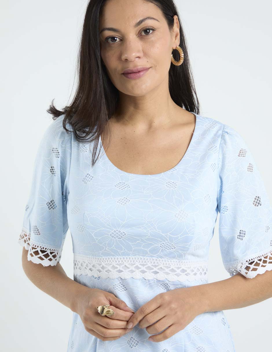 Vestido 3/4 casual para mujer 4
