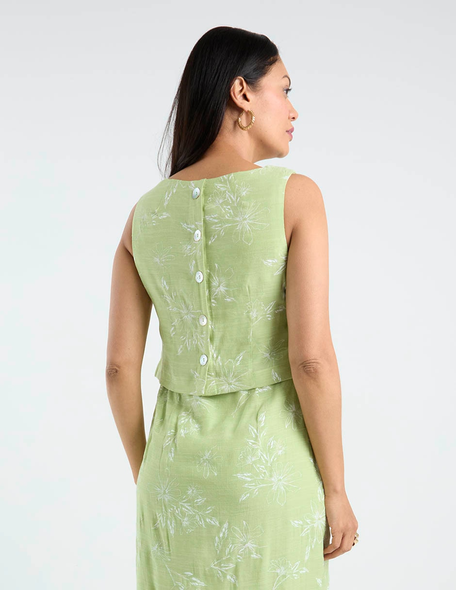 Vestido crop casual para mujer 2