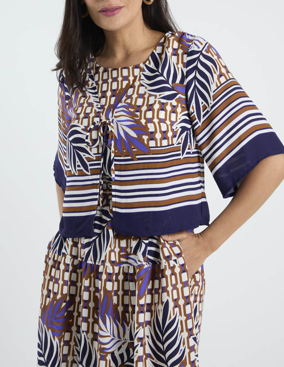 Vestido 3/4 casual para mujer 4