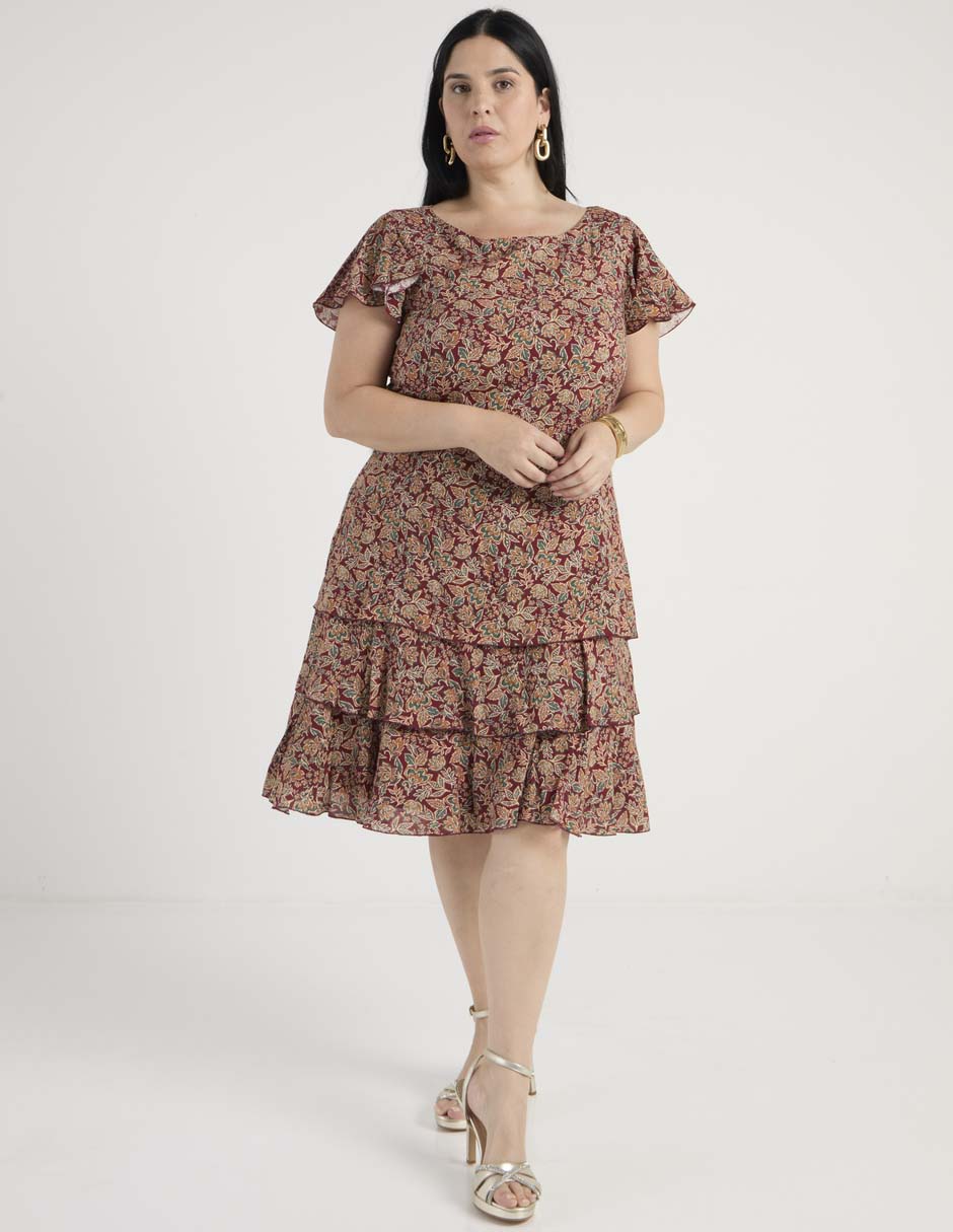 Vestido 3/4 casual para mujer