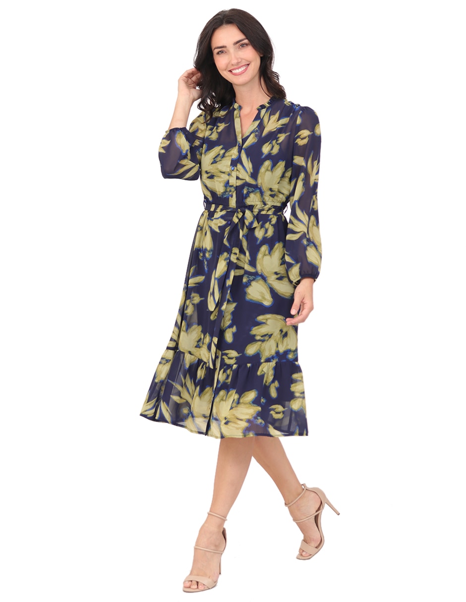 Vestido midi formal familia para mujer