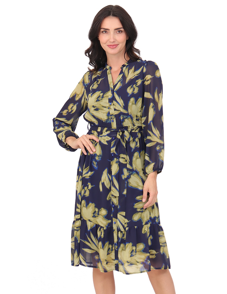 Vestido midi formal familia para mujer 3