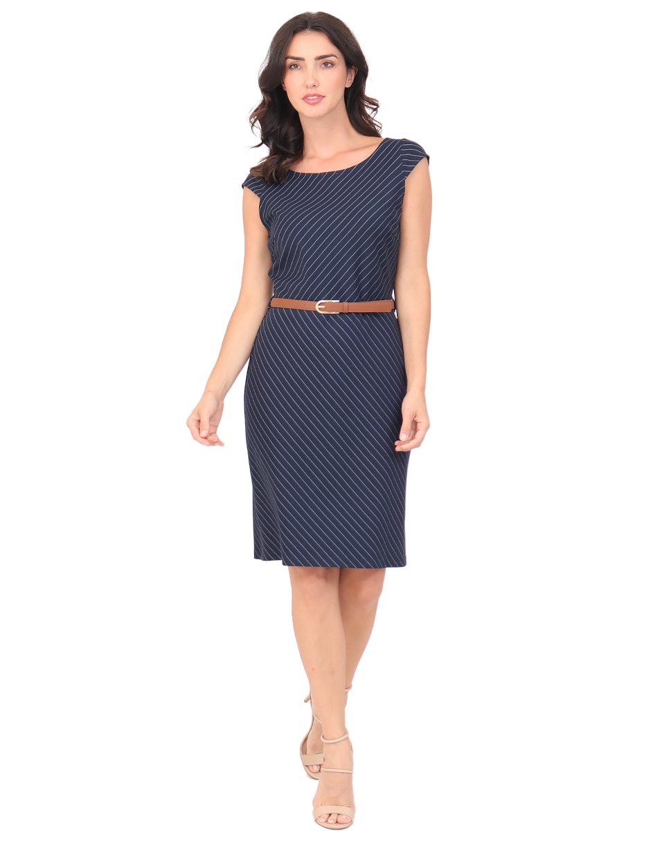 Vestido a la rodilla formal para mujer 3