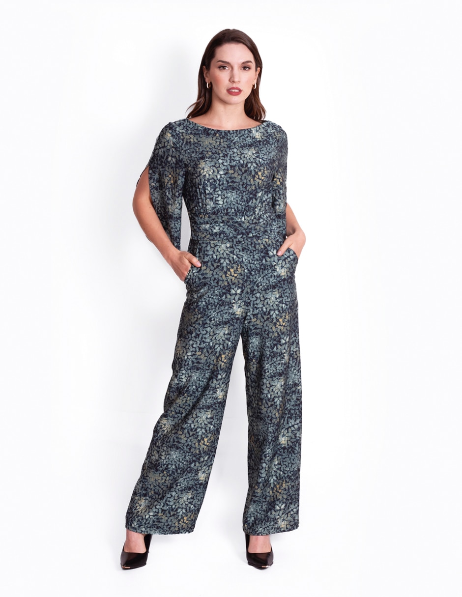 Jumpsuit casual estampado floral para mujer