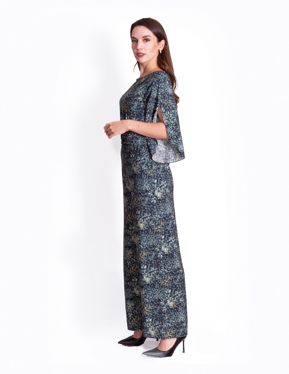 Jumpsuit casual estampado floral para mujer 2