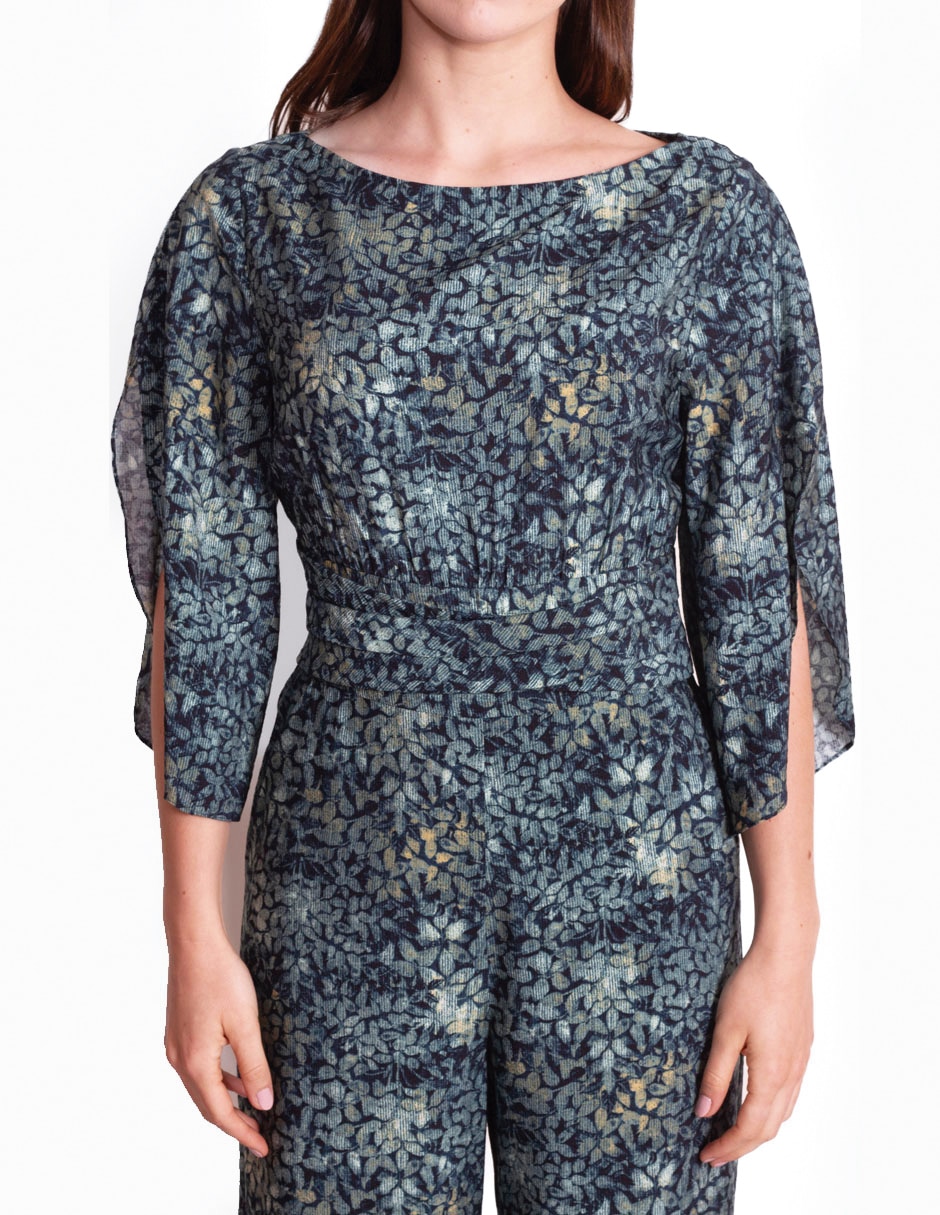 Jumpsuit casual estampado floral para mujer 4