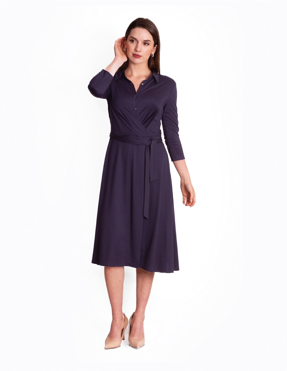 Vestido midi casual para mujer Vestido midi casual para mujer