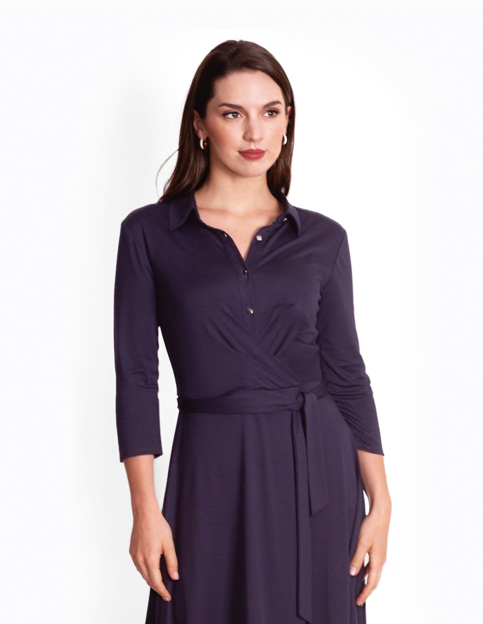 Vestido midi casual para mujer 4