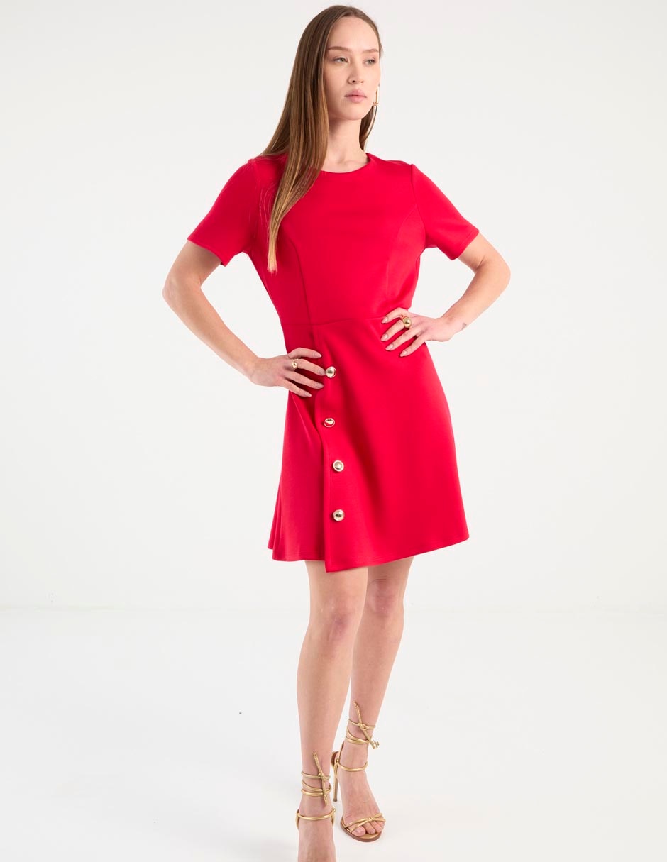 Vestido a la rodilla casual para mujer 3