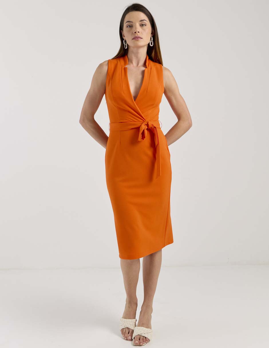 Vestido a la rodilla formal para mujer 3