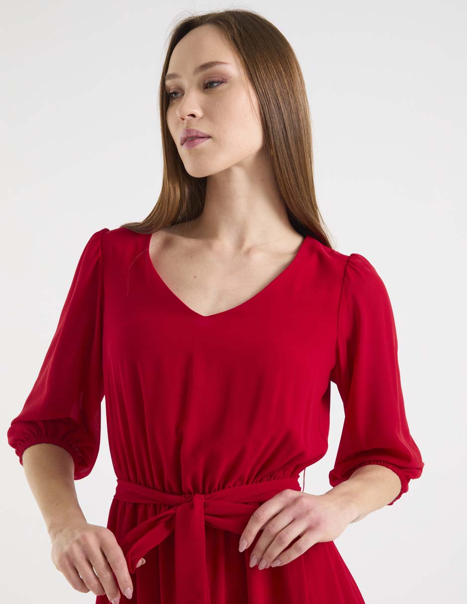 Vestido 3/4 casual para mujer 4