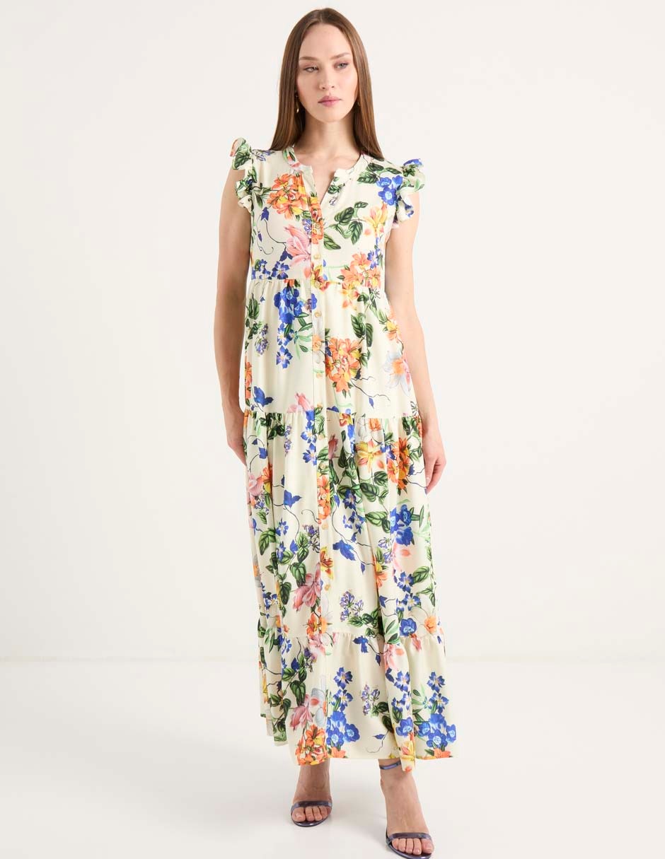 Vestido largo casual Rue de la Paix para mujer