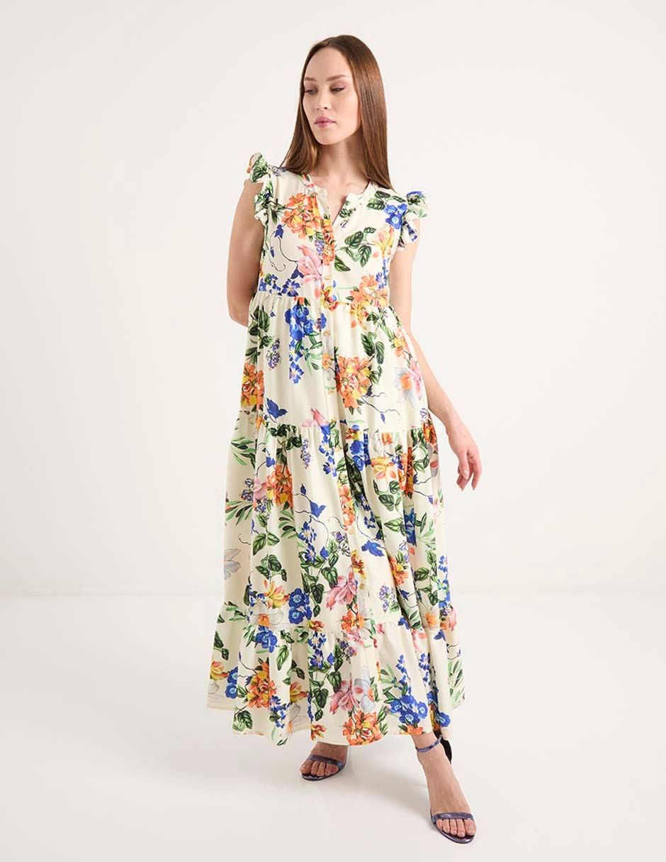 Vestido largo casual Rue de la Paix para mujer 3