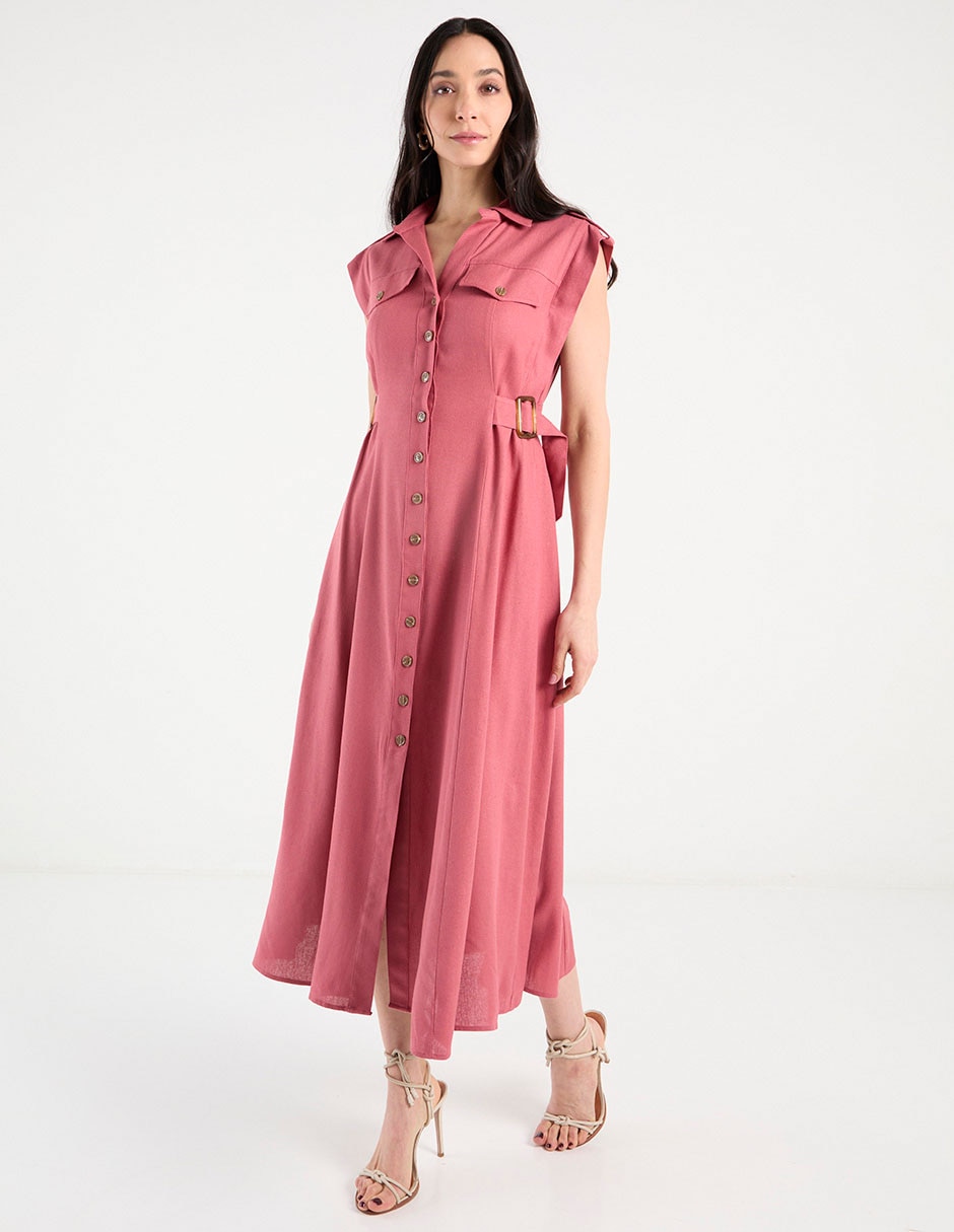 Vestido 3/4 casual para mujer