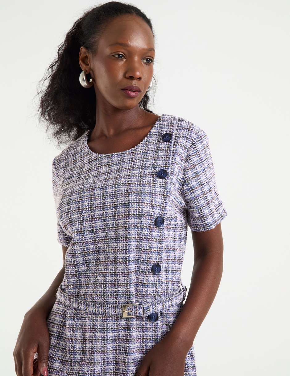 Vestido a la rodilla casual para mujer 4