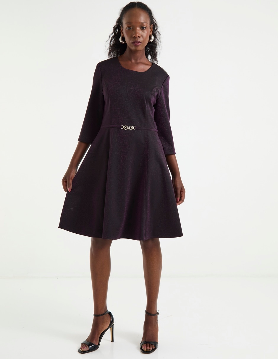 Vestido a la rodilla casual para mujer 3