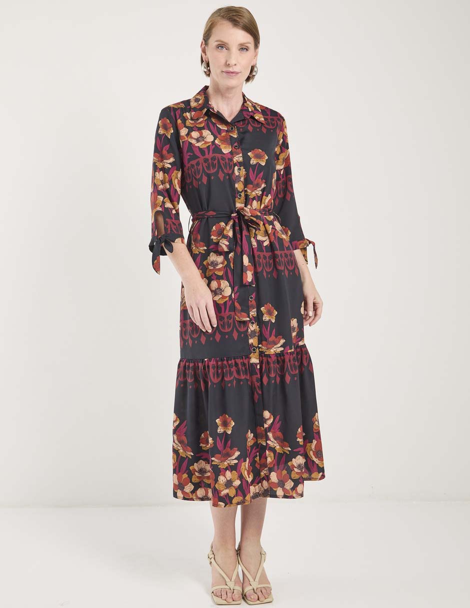 Vestido largo casual para mujer
