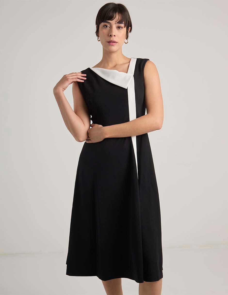 Vestido midi casual para mujer Vestido midi casual para mujer