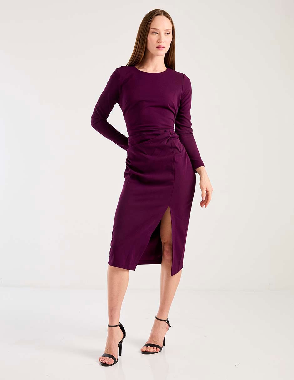 Vestido midi casual Calvin Klein para mujer 1