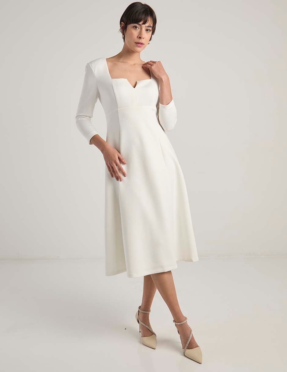 Vestido midi formal para mujer 2