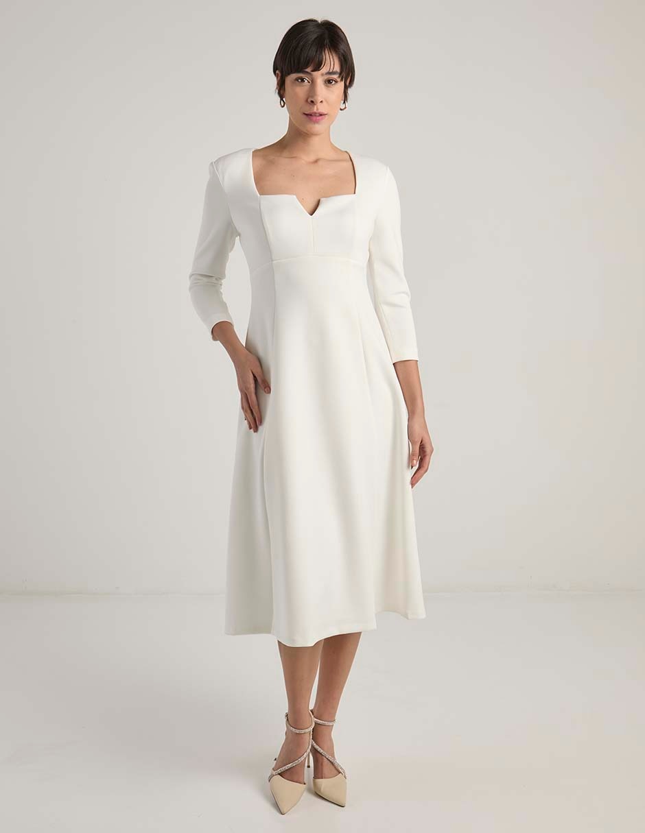 Vestido midi formal para mujer 3