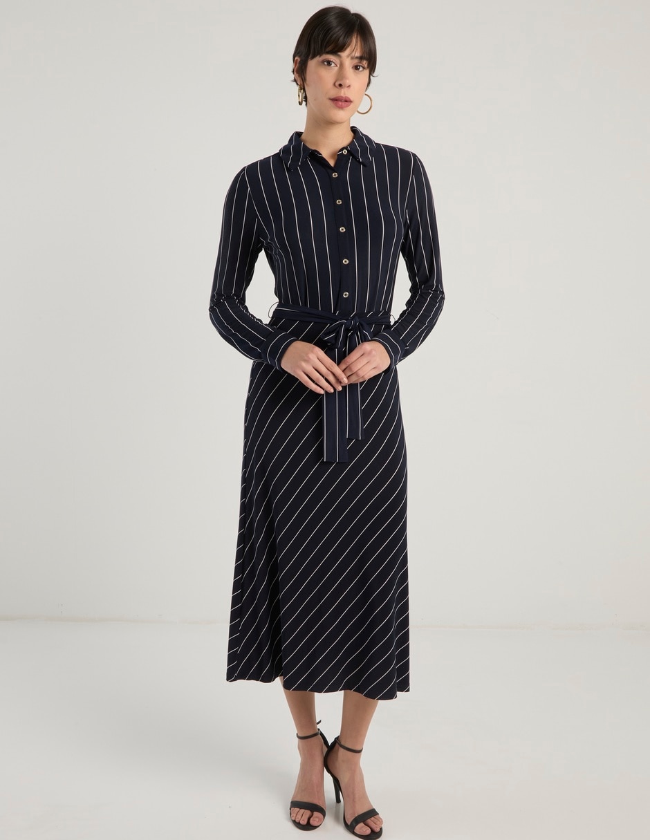 Vestido midi casual para mujer Vestido midi casual para mujer