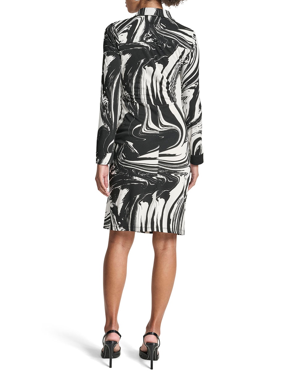 Vestido a la rodilla casual para mujer 2