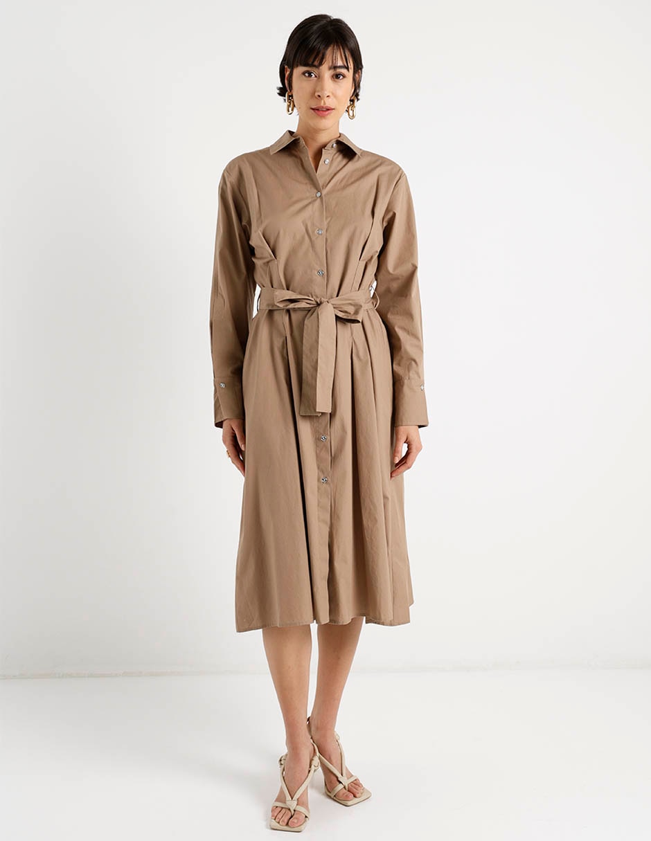 Vestido a la rodilla casual para mujer 2