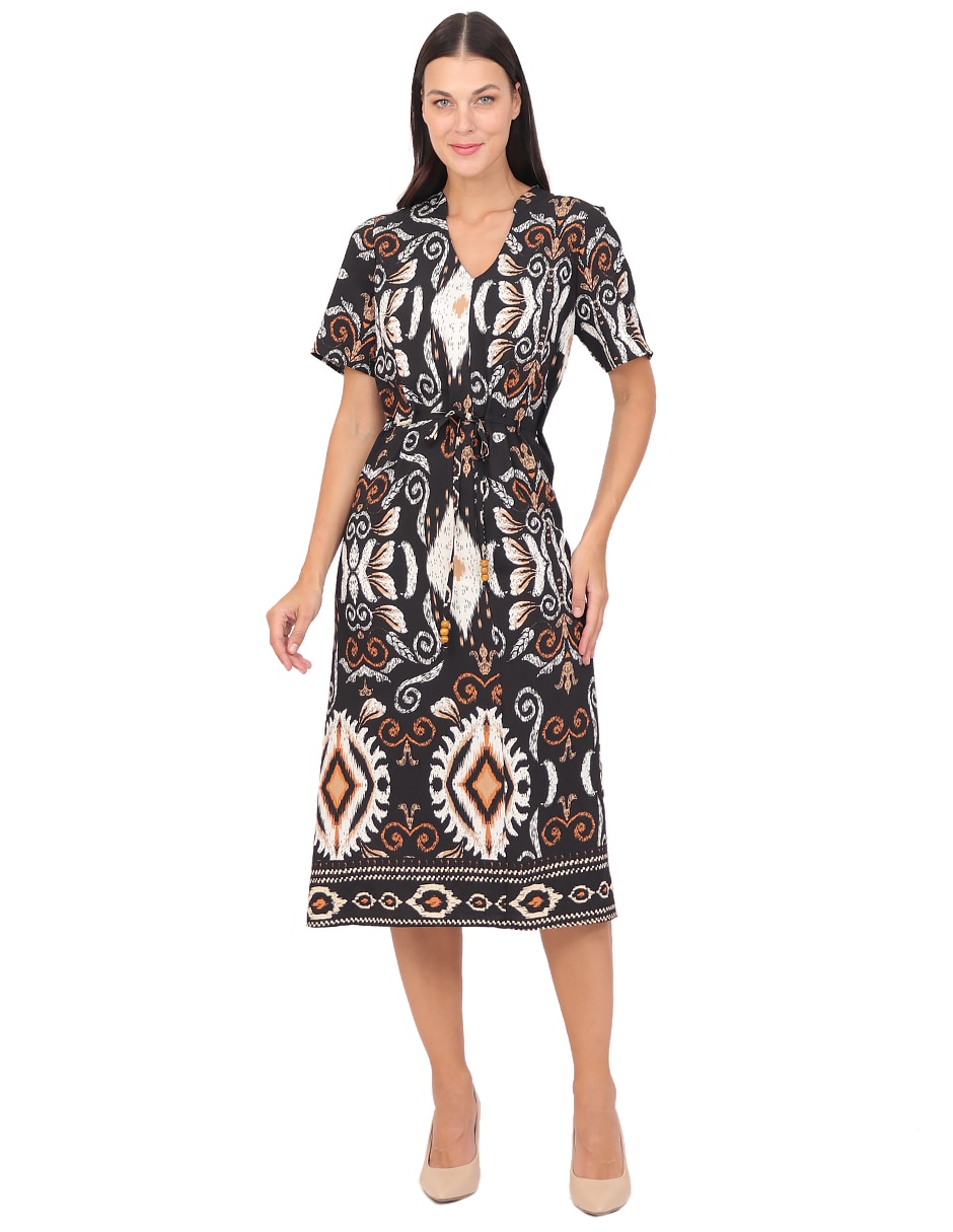 Vestido midi casual para mujer