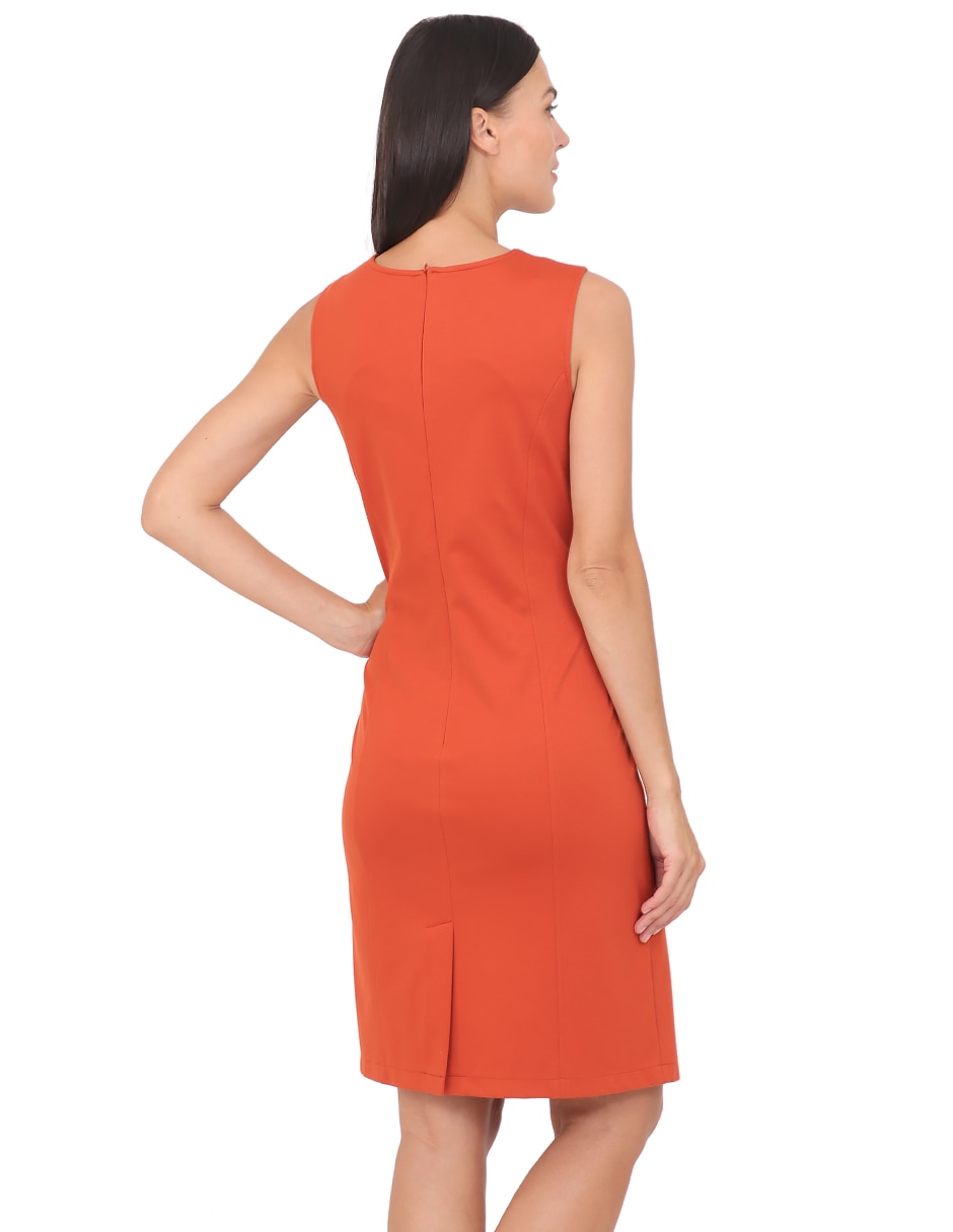 Vestido a la rodilla formal para mujer 5