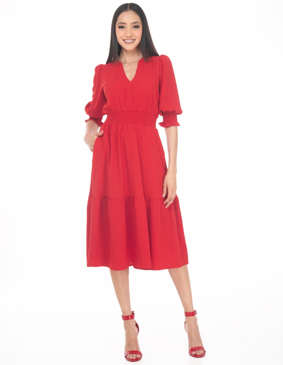 Vestido midi casual para mujer 1