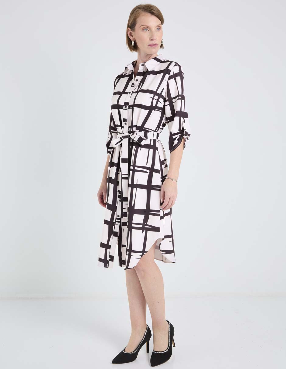 Vestido a la rodilla casual para mujer 3