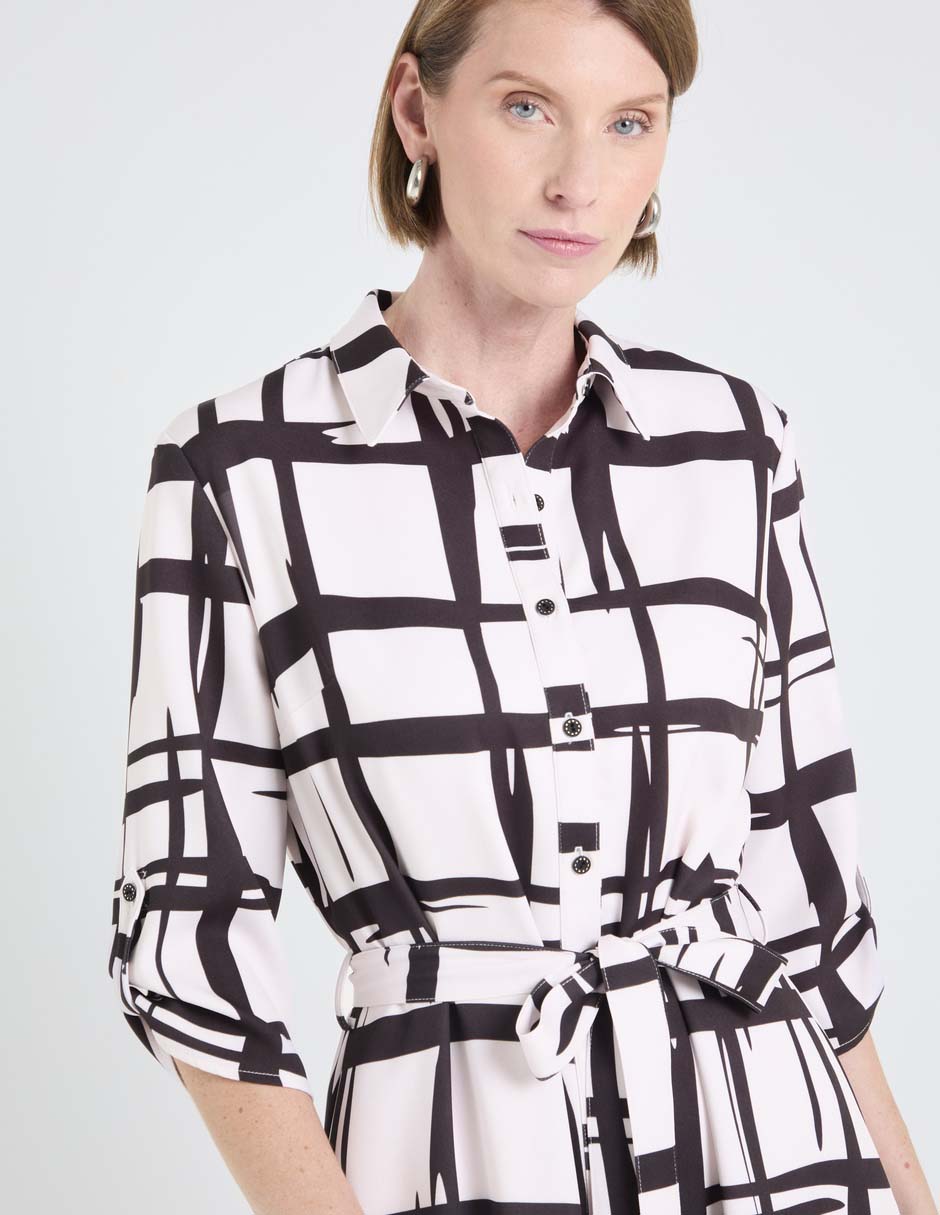 Vestido a la rodilla casual para mujer 4
