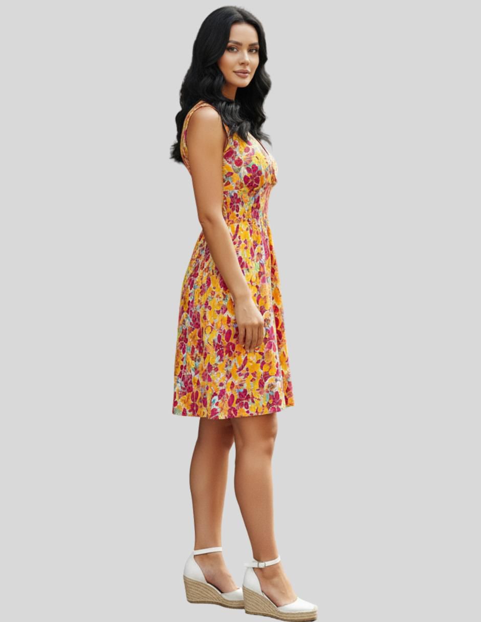 Vestido a la rodilla casual malabis vestidos para dama "para mujer"